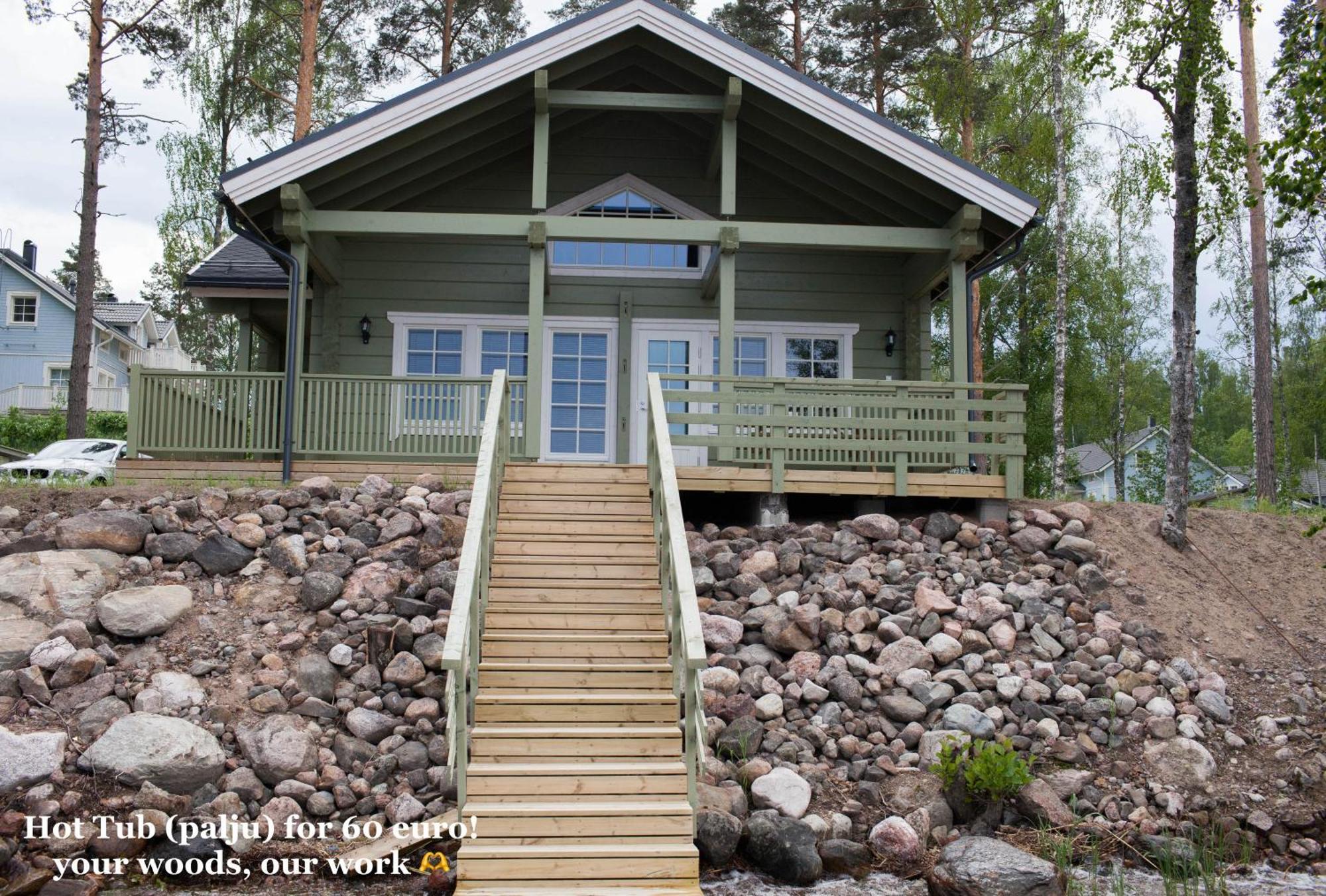 Sresort Saunas - Hot Tub, Palju Иматра Экстерьер фото